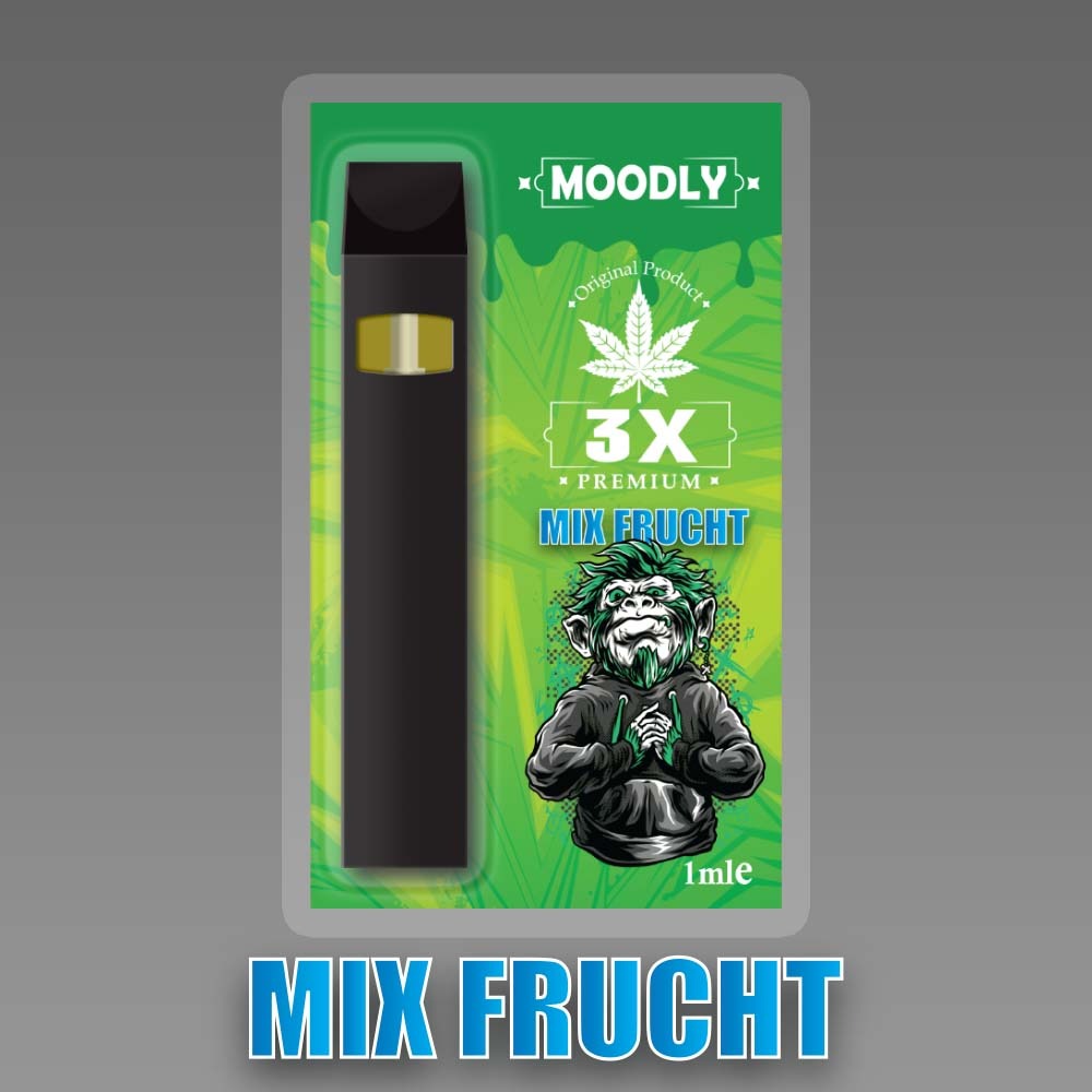 Moodly Vape X3 MIX FRUCHT 50% 1ml