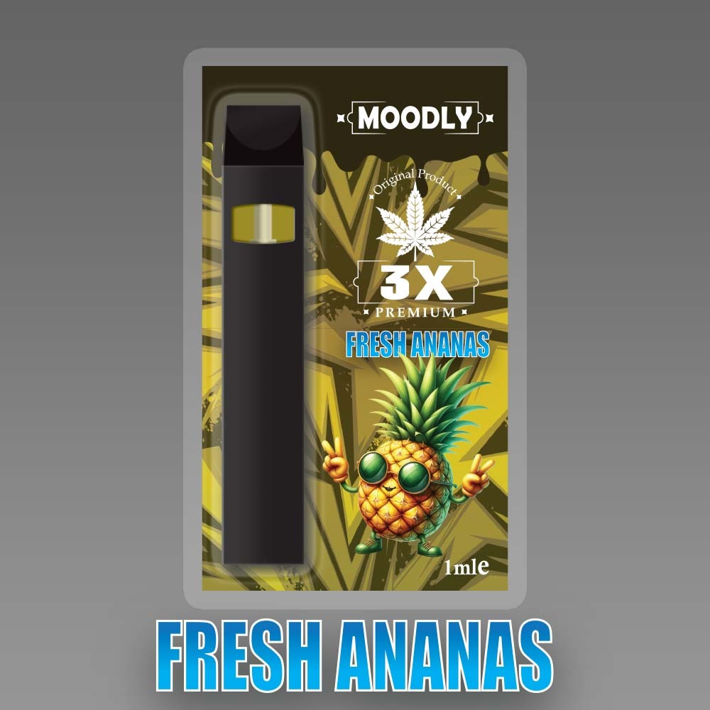 Moodly Vape X3 FRESH ANANAS 50% 1ml