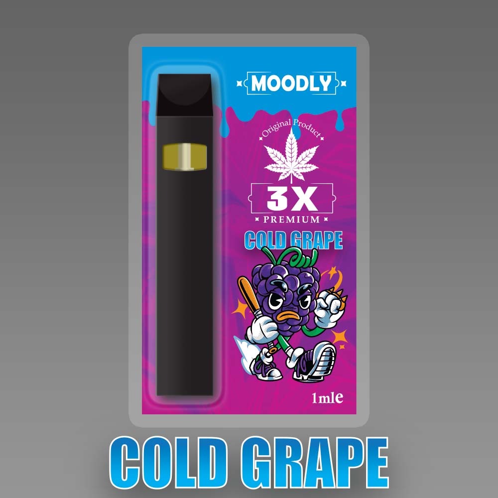 Moodly Vape X3 COLD GRAPE 50% 1ml