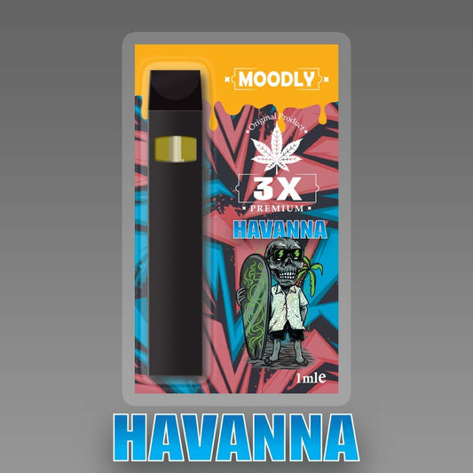 Moodly Vape X3 HAVANNA 50% 1ml