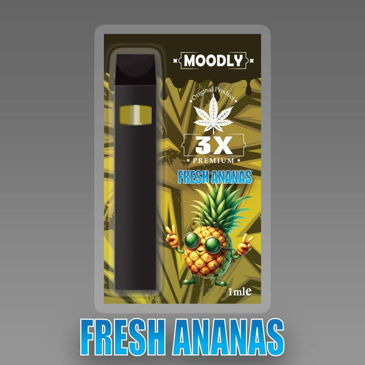 Moodly Vape X3 FRESH ANANAS 50% 1ml