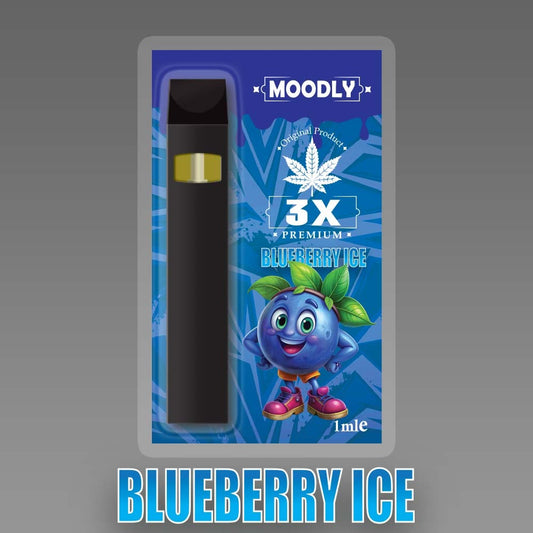 Moodly Vape X3 BLUEBERRY ICE 50% 1ml