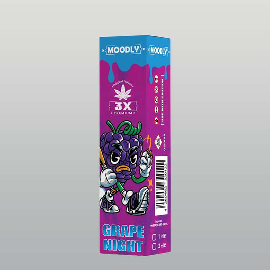 Moodly Vape X3 COLD GRAPE NIGHT 95% 1ml